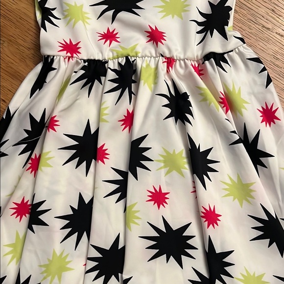 Dot Dot Smile Kids Starburst Pattern Dress - Multicolor - Picture 3 of 3
